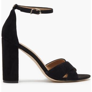 Sam Edelman Yancy Block Heel Ankle Strap Sandal Shoes Black Size 9.5 NEW